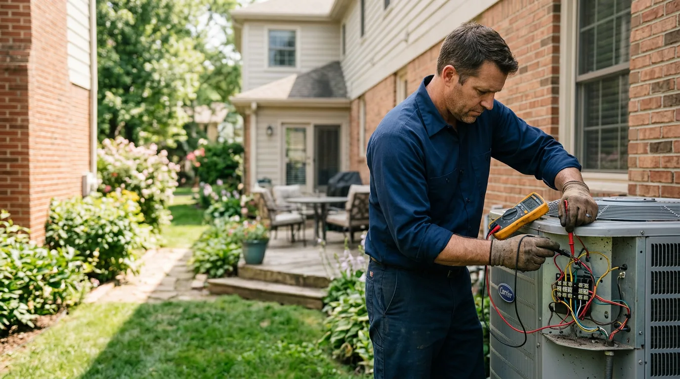 HVAC technician working near Haleyville, AL